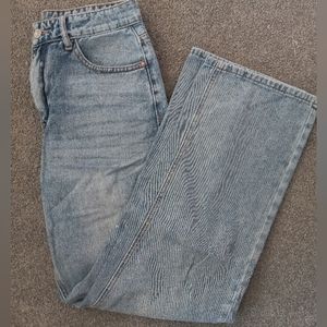 Ripped long denim heans